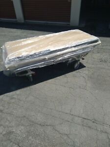 HOSPITAL BED - GENDRON TRANSPORT STRETCHER WITH MATTRESS/BACKREST #980