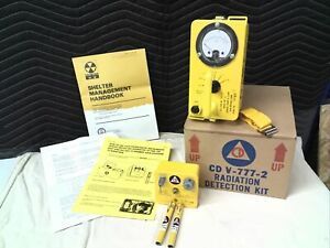 CIVIL DEFENSE CD V-777-2 RADIATION DETECTION KIT CDV-715, -742(2), &amp;-750 (a)