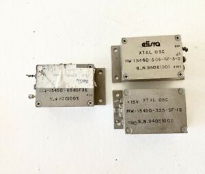 lot of 3 xtal oscillator mw-15460-5009