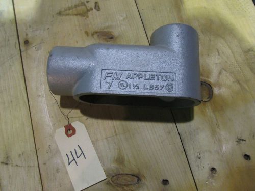 APPLETON FM LB57 1 1/2&#034; Threaded Conduit Body  #44