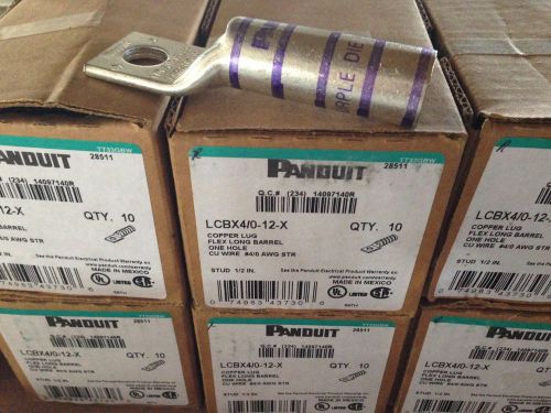 Crimp On Lug Panduit, Burndy, T&amp;B, Thomas Betts, 4/0, 250, UPC 074983437306