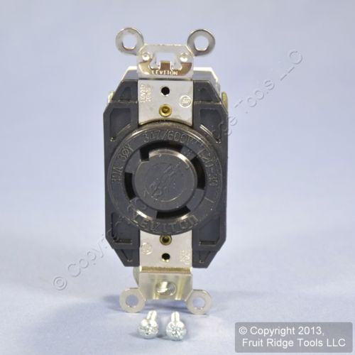 Leviton Twist Turn Locking Receptacle Outlet NEMA L20-30R 30A 347/600V 2770-065