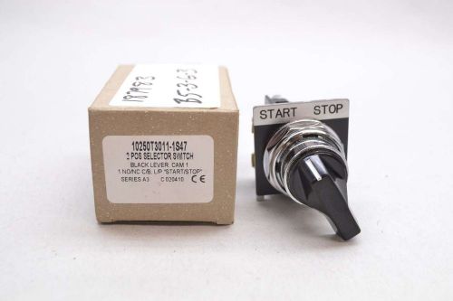 NEW CUTLER HAMMER 10250T3011-1S47 START/ STOP 2 POSITION SELECTOR SWITCH D431570