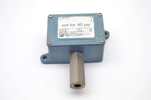 UE UNITED ELECTRIC J6-270 4X 0-200 PSI 13.8 BAR PRESSURE 480V-AC SWITCH B439822