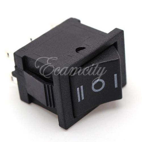 DPDT ON-OFF-ON 3 Position Snap In Boat Rocker Switch 6A/250V 10A/125V AC New