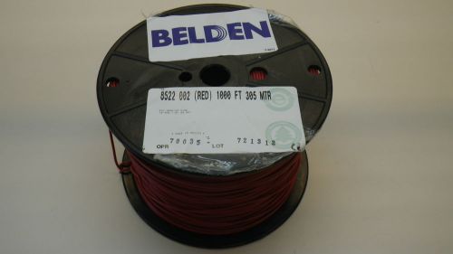 Belden 8522 002 1000, pvc hook-up wire 18 awg red, 1000ft, new for sale