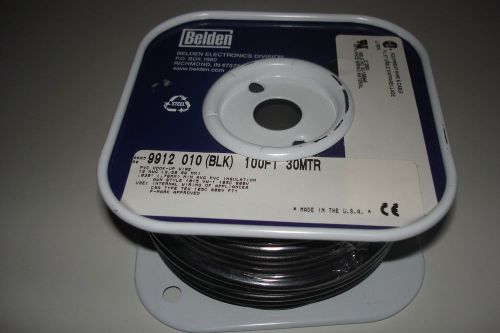 Belden 9912 Black Hook-Up Wire 12 AWG Stranded 100 FT.