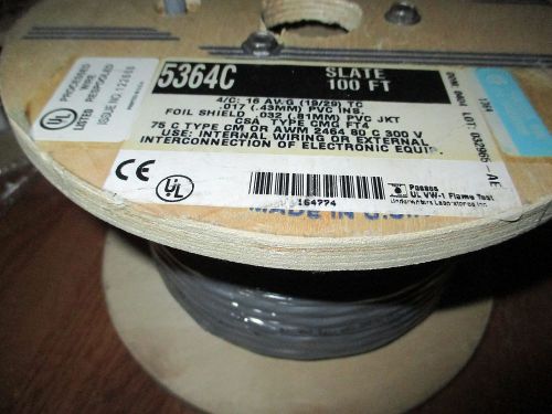 Alpha 5364c 4c 16awg. foil shield 100ft. for sale