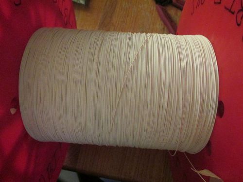 24 awg SPC wire White Approx 1250ft.  Silver Spec 55 Raychem