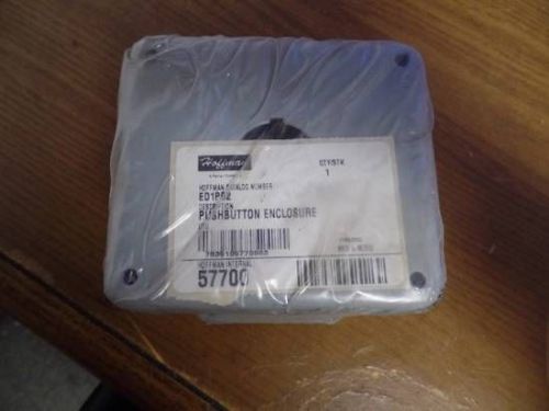 HOFFMAN ED1PB2 STEEL PUSHBUTTON ENCLOSURE NEW