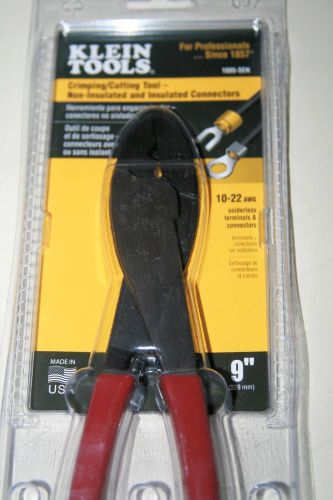 Klein tools 1005 9&#034; crimping/cutting tool non-insulated &amp; insulated connectors for sale