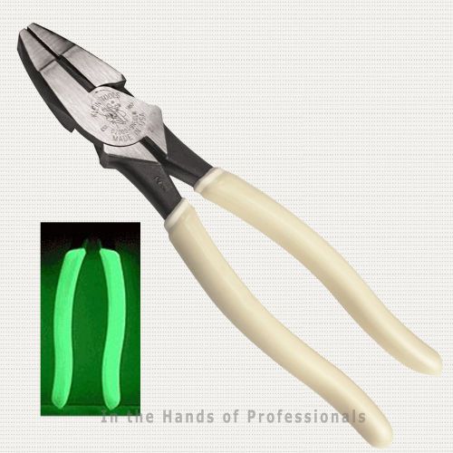 Klein tools d2000-9neglw hi-viz 9&#039; pliers hd high-leverage side-cutters &lt; new for sale