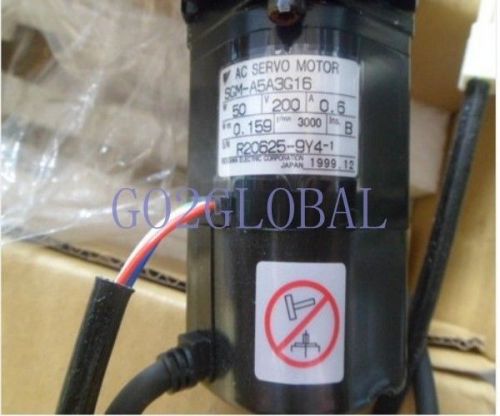 Yaskawa SGM-A5A3G16 Used servo motor 60 days warranty