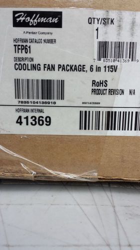 HOFFMAN 6INCH 115 VOLT COOLING FAN PACKAGE