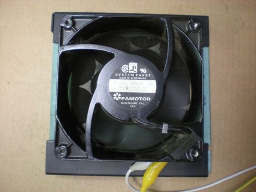 Papst Model 4600X Fan - 4-1/4&#034; Diameter Blades - 115VAC - Powers up as Shown