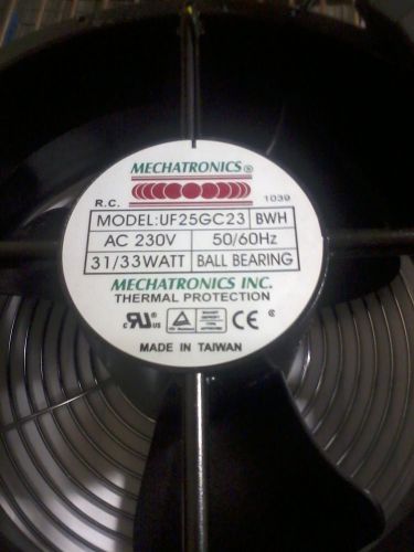 Mechatronics UF25GC23 AC Axial Fan 230V. Brand New