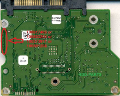 PCB BOARD for Seagate Barracuda ST1000DM000 100617465 with firmware transfer