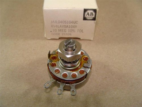 NEW ALLEN BRADLEY JA1L040S104UC .1 M / 100K OHM POTENTIOMETER POT TRIMMER 10%TOL