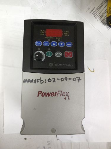 A B PowerFlex VFD 5Hp Cat No. 22A-D8P7N104 Series A Used