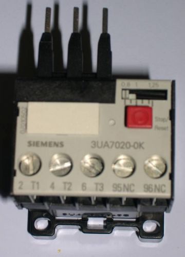 SIEMENS OVERLOAD RELAY, 3UA7020-0K