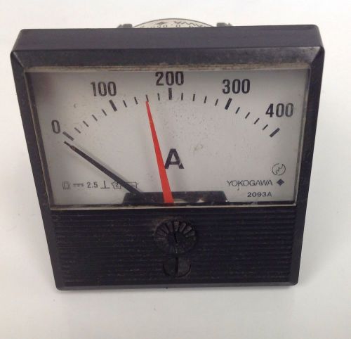 YOKOGAWA * 0-400A PANEL METER * 2093A10