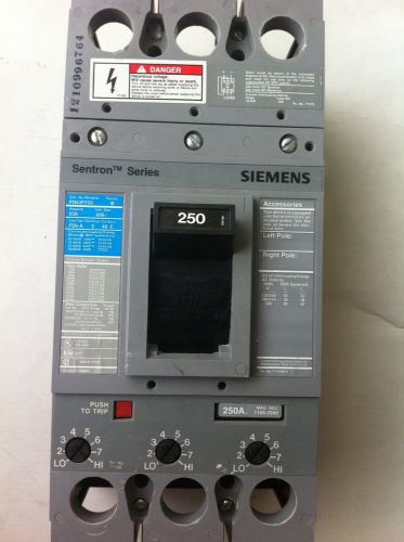 250 amps.SIEMENS,SENTRON BRACKER,MODEL :FD63F250,SERIES :B,NEW,MISSING BOX