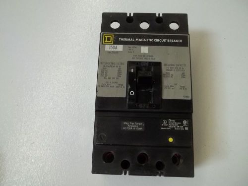 SQUARE D KAL36150 CIRCUIT BREAKER *USED*