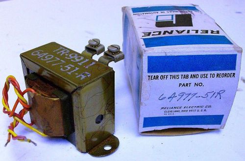 Reliance Replacement OEM Transformer TR-9911 64977-51R NIB