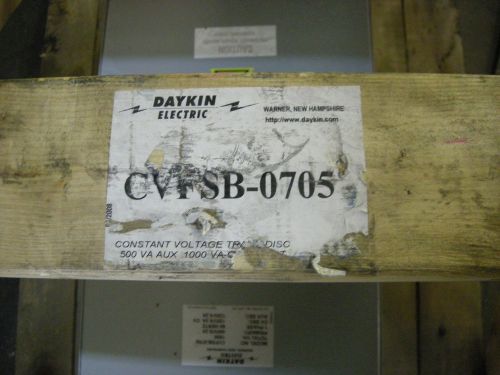 Daykin  CVFSB-0705 1500VA Constant Voltage Transformer w/Disconnect 480V x 120V