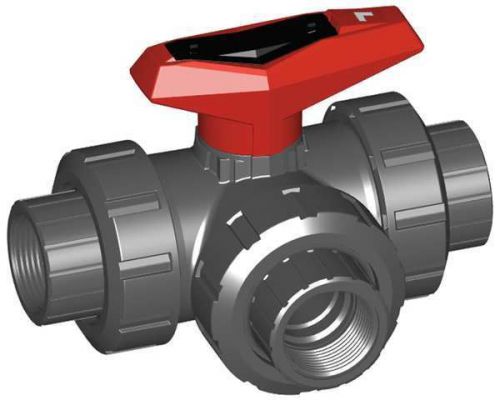 1&#034; BALL VALVE THREADED TUTB NPVDF-FKM-B T66TBV