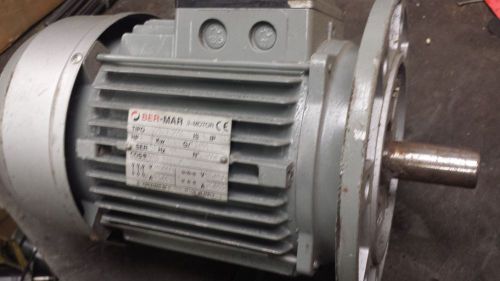 Ber Mar 2 HP, 3400rpm, 3ph, 220/440volt