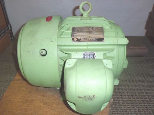 US Electrical Motors 7.5 HP Motor V 230/460 RPM 1760 Double Shaft 213TZ REBUILT