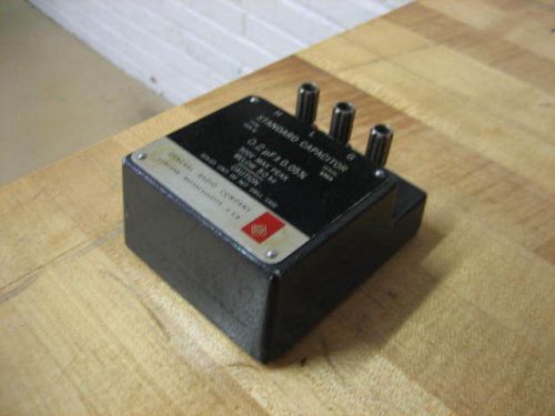 GENERAL RADIO STANDARD CAPACITOR MODEL 1409-U 0.2 uF  +/- 0.05% TESTED GENRAD GR