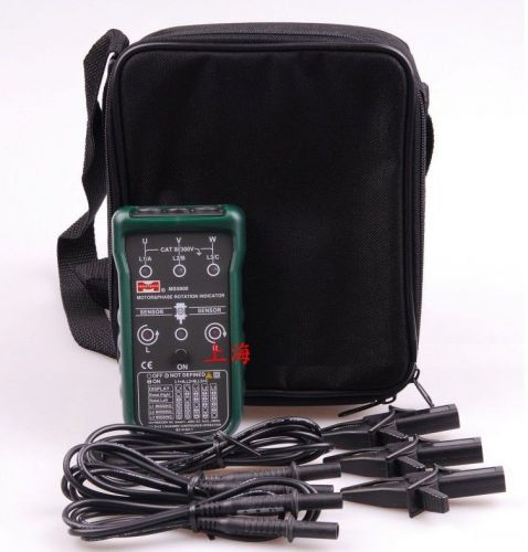 Ms5900 3 motor phase rotation indicator meter sequence tester led fit fluke for sale