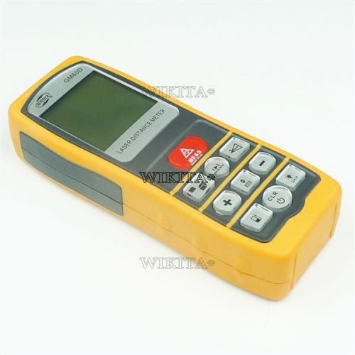 PHOTOELECTRIC GM60D MEASURE DISTANCE 60M METER LASER FINDER VOLUME TESTER RANGE