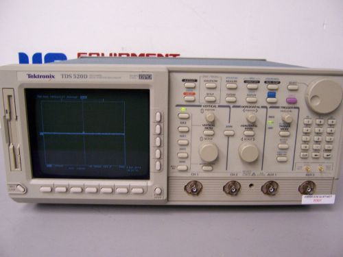 8391 TEKTRONIX TDS520D 2 CHANNEL DIGITAL PHOSPHOR OSCILLOSCOPE 500 MHZ 2GS/S DPO