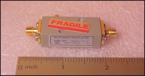 HP 5086-7215 microwave PIN modulator 4 - 12 Ghz , 40 db isolation