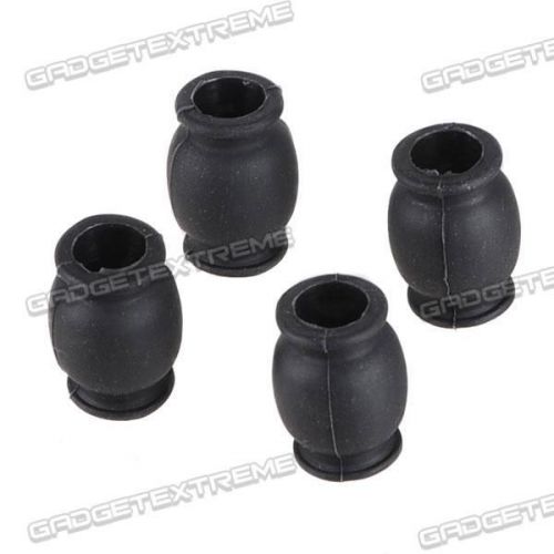 FPV Carbon Fiber 8mm Silicone Plug Shock Absorber Black 4-Pack ge