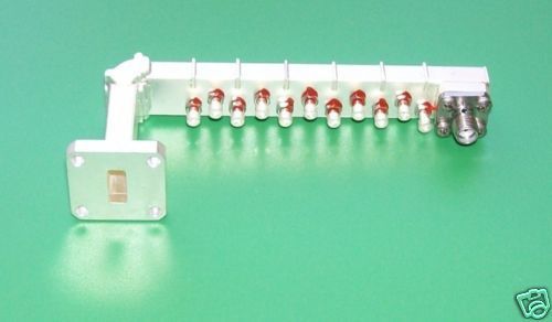 RF SMA, WR42 bandpass filter, 17.92 GHz / 500 MHz, data