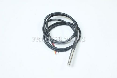 DS18B20 Digital Thermal Probe Stainless steel Sensor Waterproof Temperature FKS