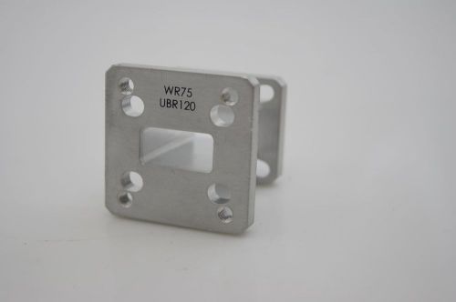 Microwave Waveguide WR75 10-15 GHz  UBR SQ  FLANGE UBR120 35MM LONG