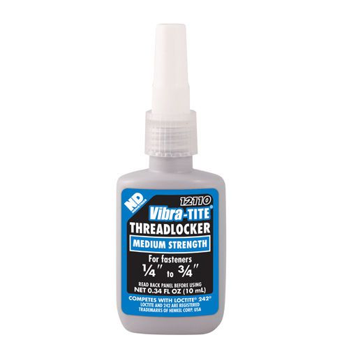 Vibra-tite 12110 blue medium strength threadlocker 10ml for sale