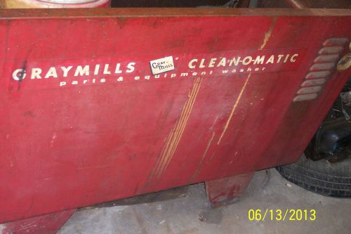 Graymills Parts Washer Cleanomatic