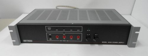 ZETRON Model 4048 POWER SUPPLY - 911 Emergency Police Fire Dispatch