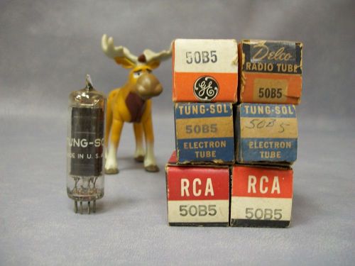 50B5 Vacuum Tubes   Lot of 6  GE / RCA / Tung-Sol