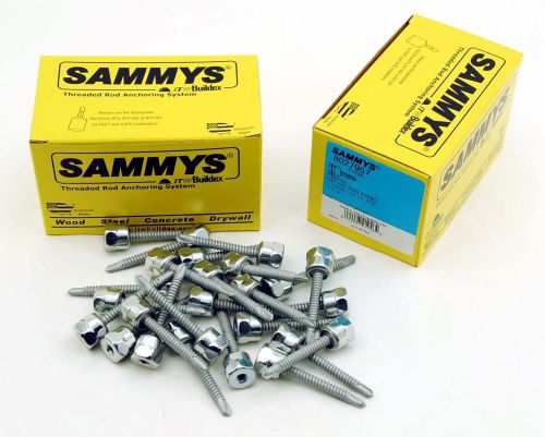 (25) sammys 1/4-20 x 2 threaded rod hanger for steel 8027957 self-drilling for sale