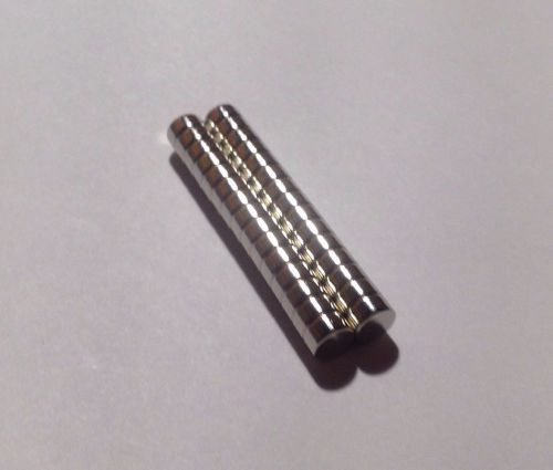 10 - High Quality Neodymium Magnets 6mm x 3mm, 1/4 x 1/8, Fast Shipping, N40!!