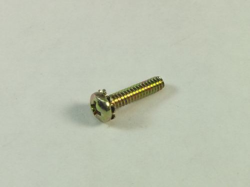(cs-800-029) sems phillips pan screw 6-32 x 5/8&#034; zinc yellow for sale