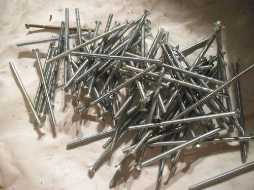 LOT OF (78) 6-32 x 3&#034; Flat Head Machine Screws - NEW