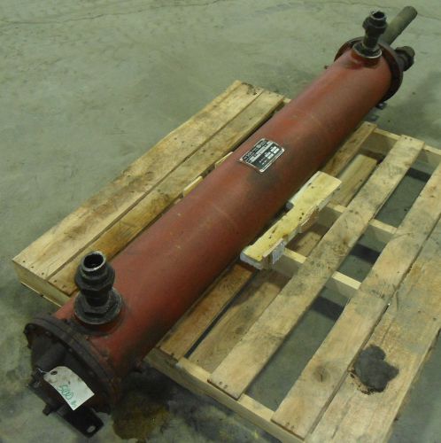 BASCO SIZE 08060 TYPE 500 STEEL SHELL COPPER TUBE HEAT EXCHANGER 2A05A08060